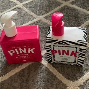 Two VS PINK lotions